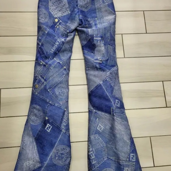 Denim fendace jeans - Picture 2 of 7